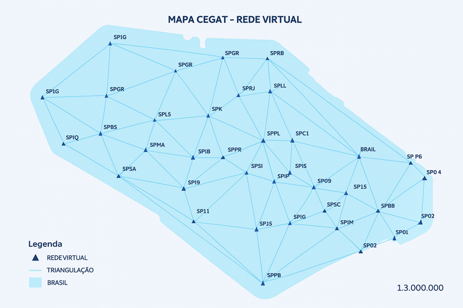 Mapa GNSS Rede Virtual